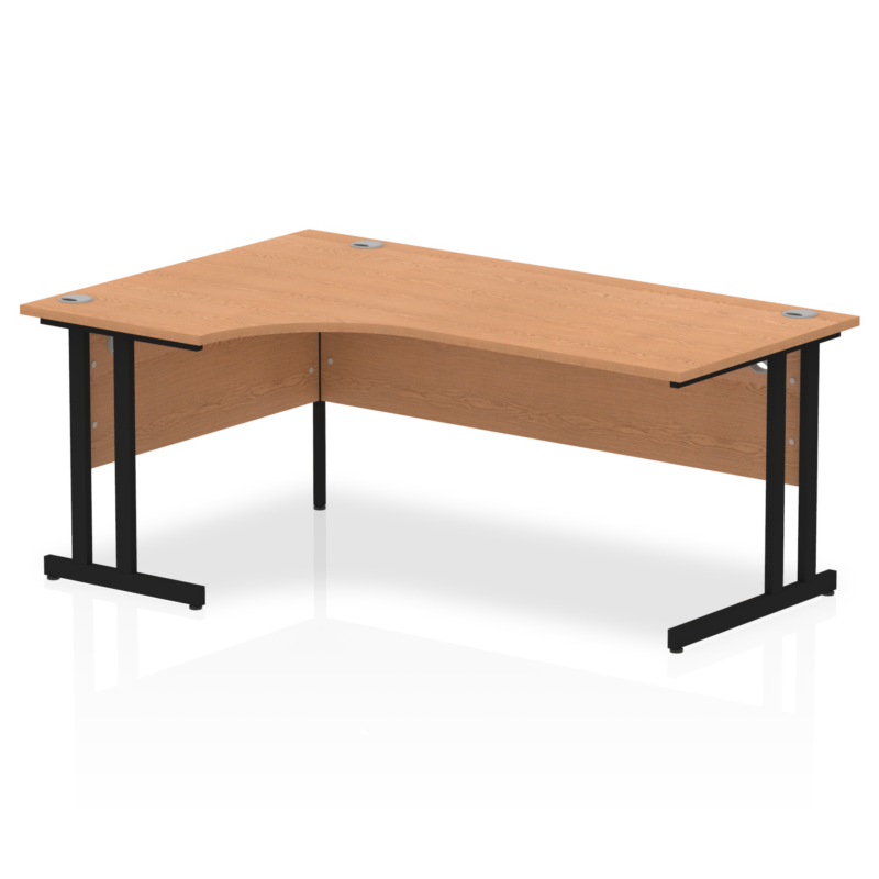 Impulse 1800mm Left Crescent Desk Cantilever Leg - Image 16