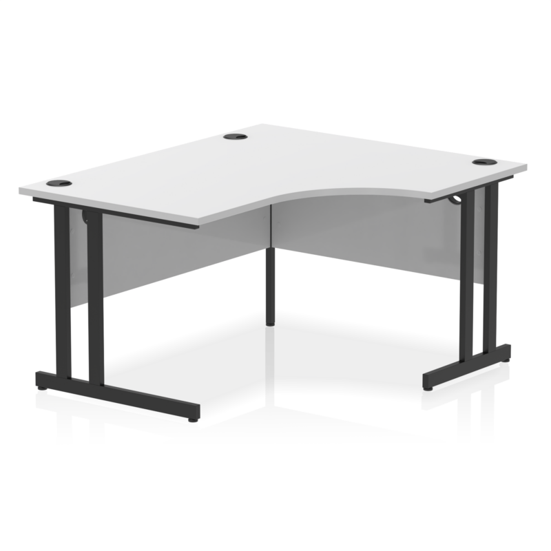OE - Impulse 1400mm Right Crescent Desk Cantilever Leg - Image 17