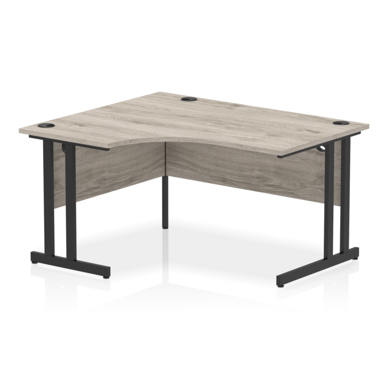 Impulse 1400mm Left Crescent Desk Cantilever Leg - Image 14
