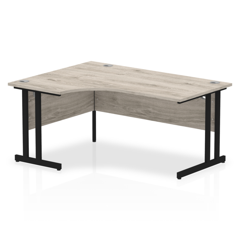 Impulse 1600mm Left Crescent Desk Cantilever Leg - Image 14
