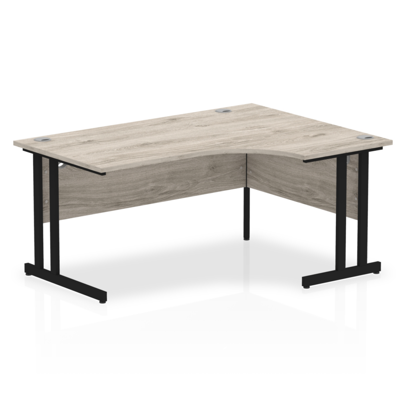 Impulse 1600mm Right Crescent Desk Cantilever Leg - Image 14