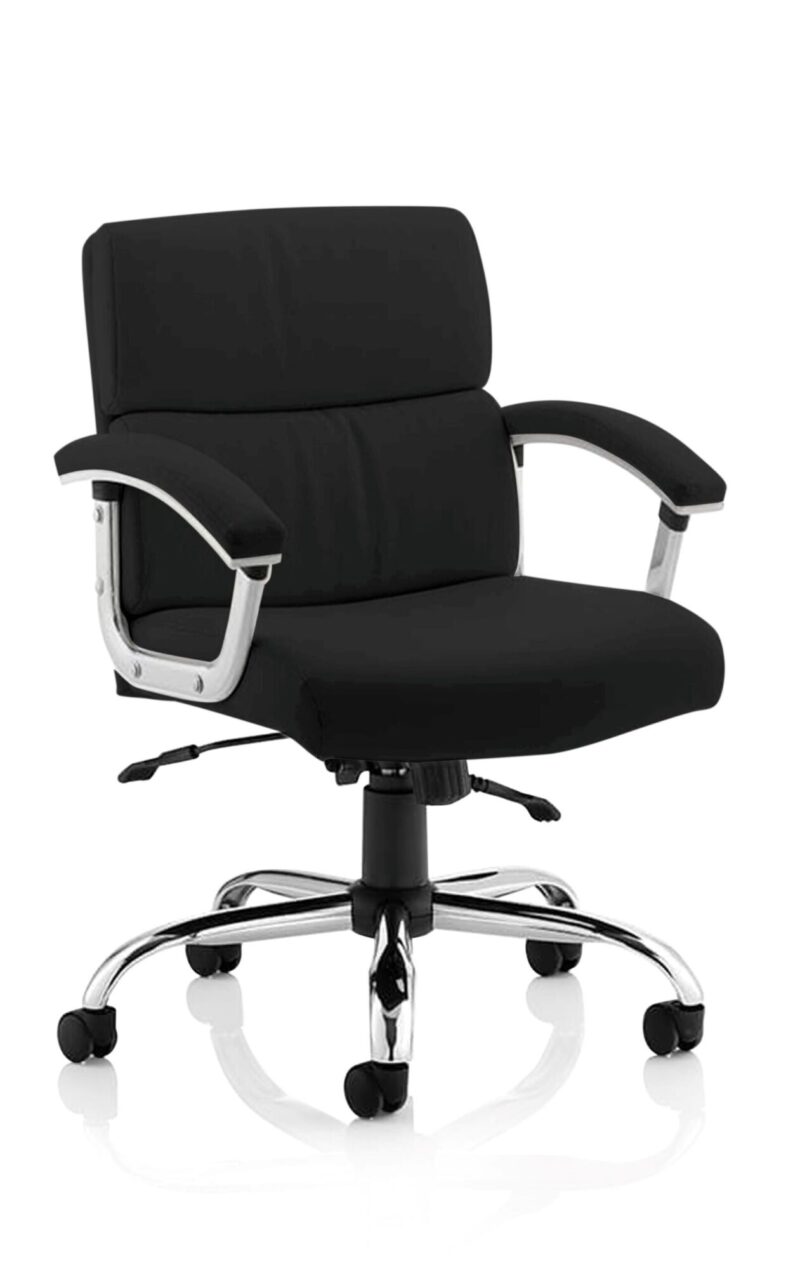 Desire Medium Back Leather Executive Office Chair with Arms - Image 2
