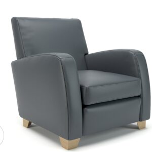 Wynne 81cm Wide Armchair in Cristina Marrone Ultima Faux Leather - Image 86