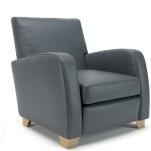 Wynne 81cm Wide Armchair in Cristina Marrone Ultima Faux Leather - Image 90