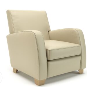 Wynne 81cm Wide Armchair in Cristina Marrone Ultima Faux Leather - Image 97