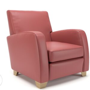 Wynne 81cm Wide Armchair in Cristina Marrone Ultima Faux Leather - Image 100
