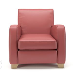 Wynne 81cm Wide Armchair in Cristina Marrone Ultima Faux Leather - Image 31