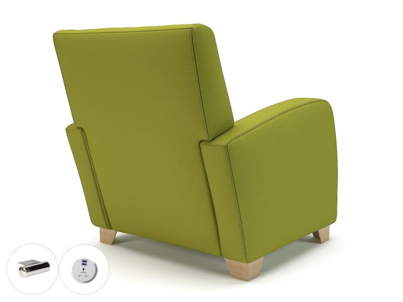 Wynne 81cm Wide Armchair in Warwick Dolly Fabric - Image 2