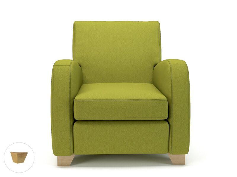 Wynne 81cm Wide Armchair in Warwick Dolly Fabric - Image 11