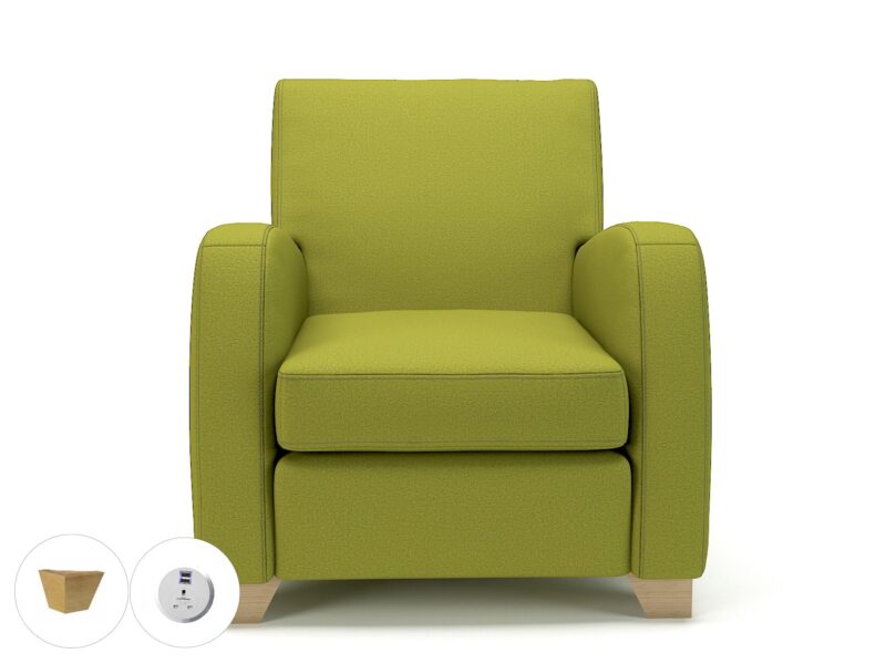 Wynne 81cm Wide Armchair in Warwick Dolly Fabric - Image 13