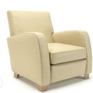 Wynne 81cm Wide Armchair in Cristina Marrone Ultima Faux Leather - Image 107