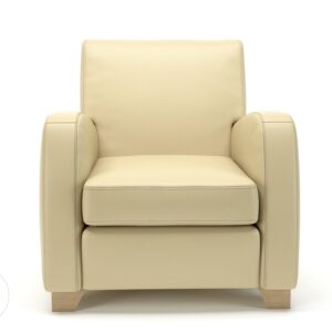 Wynne 81cm Wide Armchair in Cristina Marrone Ultima Faux Leather - Image 53