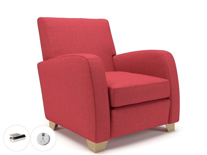 Wynne 81cm Wide Armchair in Camira Era Fabric - Image 113