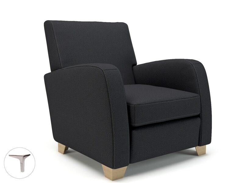 Wynne 81cm Wide Armchair in Warwick Dolly Fabric - Image 78