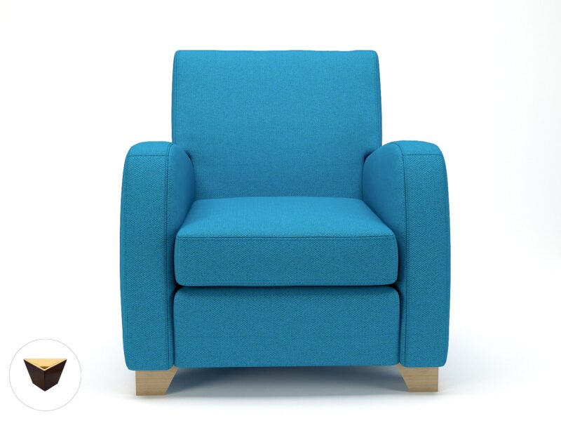 Wynne 81cm Wide Armchair in Camira Era Fabric - Image 21