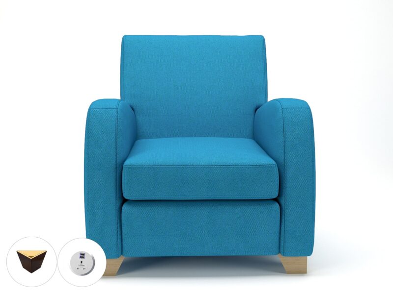 Wynne 81cm Wide Armchair in Camira Era Fabric - Image 23