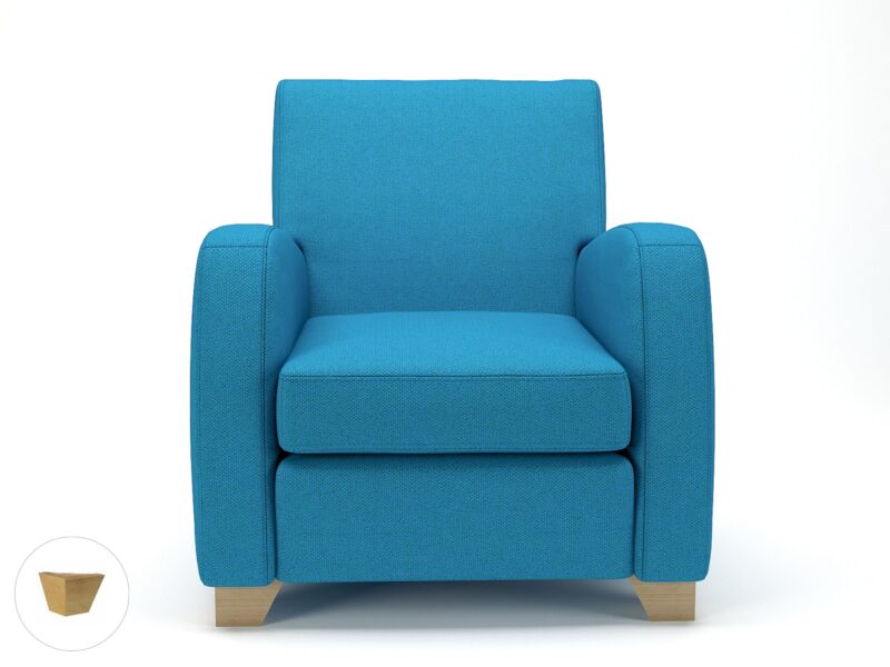 Wynne 81cm Wide Armchair in Camira Era Fabric - Image 25