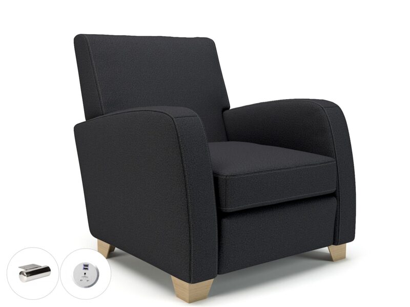 Wynne 81cm Wide Armchair in Warwick Dolly Fabric - Image 81