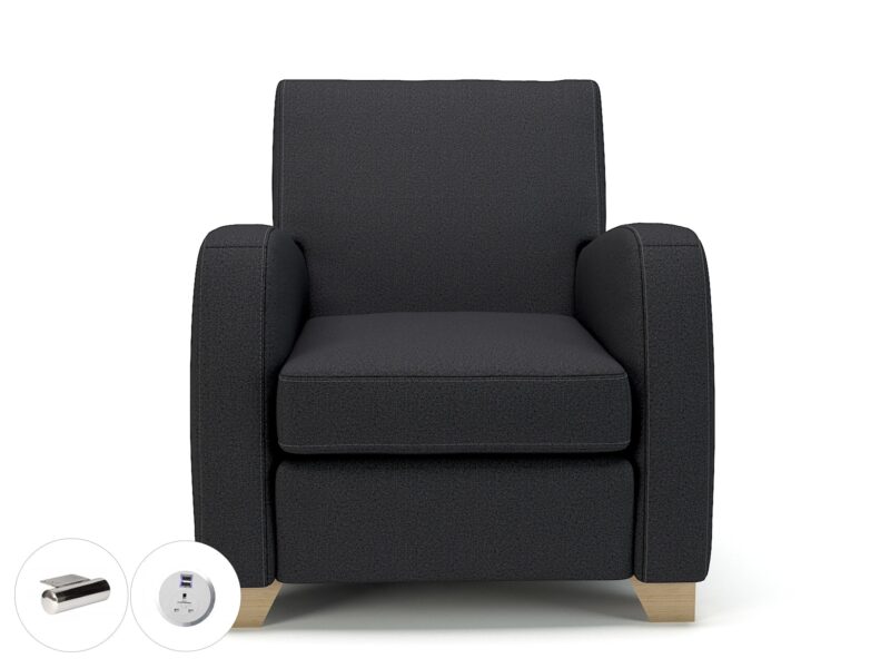 Wynne 81cm Wide Armchair in Warwick Dolly Fabric - Image 21