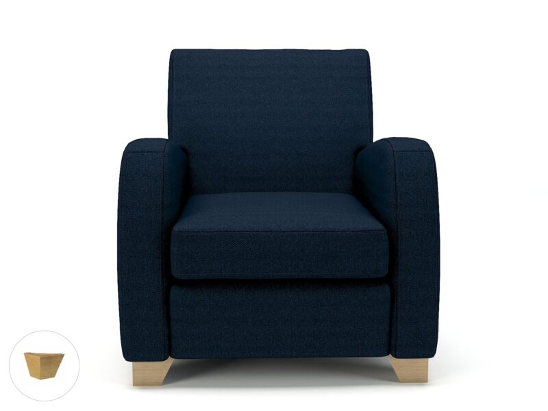 Wynne 81cm Wide Armchair in Camira Era Fabric - Image 37