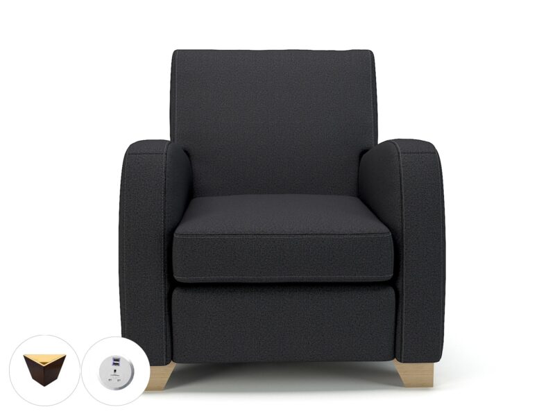 Wynne 81cm Wide Armchair in Warwick Dolly Fabric - Image 25