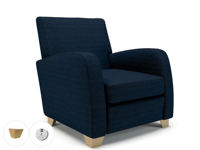 Wynne 81cm Wide Armchair in Camira Era Fabric - Image 133