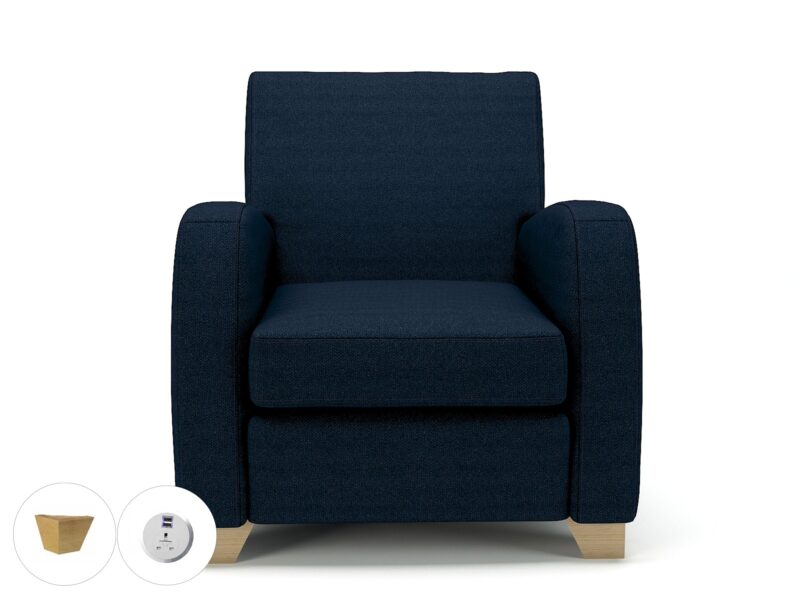 Wynne 81cm Wide Armchair in Camira Era Fabric - Image 41