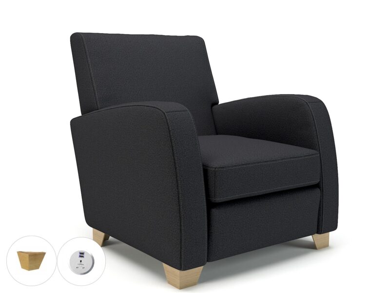 Wynne 81cm Wide Armchair in Warwick Dolly Fabric - Image 84