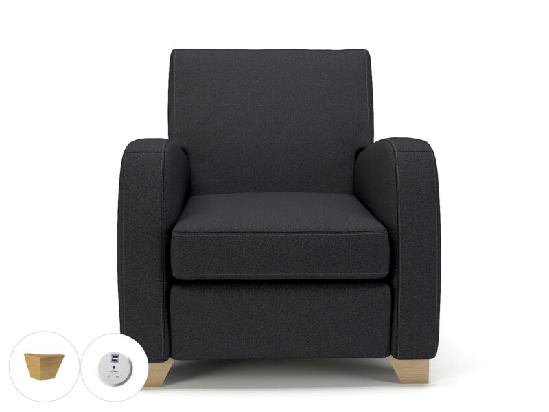 Wynne 81cm Wide Armchair in Warwick Dolly Fabric - Image 27