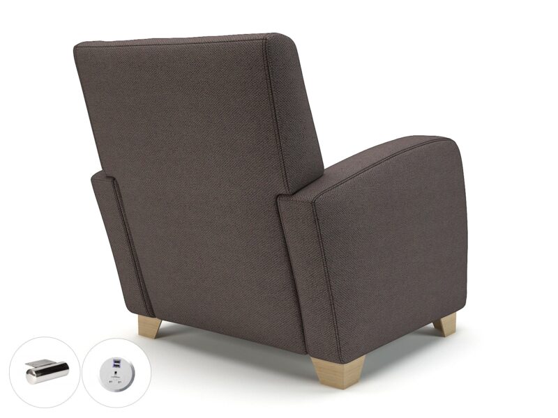 Wynne 81cm Wide Armchair in Camira Era Fabric - Image 44
