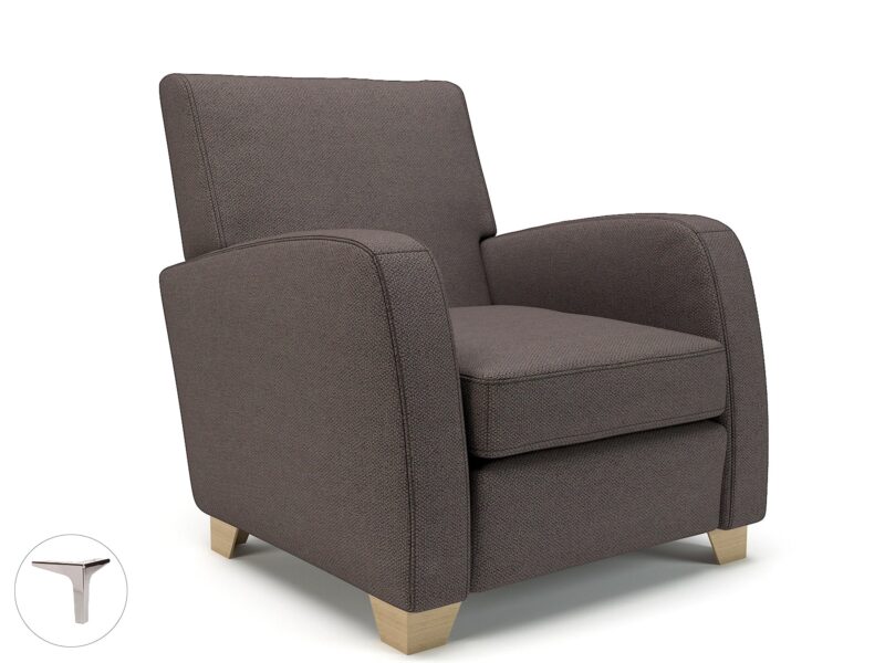 Wynne 81cm Wide Armchair in Camira Era Fabric - Image 135