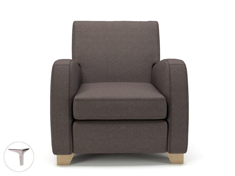 Wynne 81cm Wide Armchair in Camira Era Fabric - Image 45
