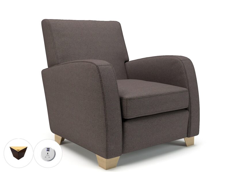 Wynne 81cm Wide Armchair in Camira Era Fabric - Image 138