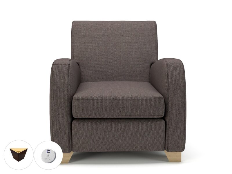 Wynne 81cm Wide Armchair in Camira Era Fabric - Image 51