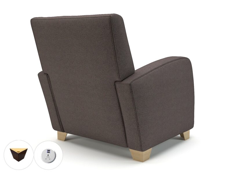 Wynne 81cm Wide Armchair in Camira Era Fabric - Image 52