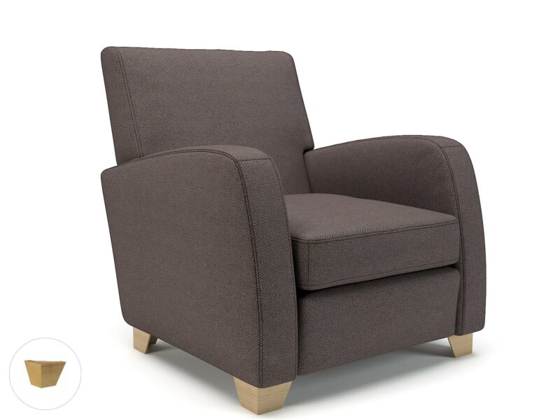 Wynne 81cm Wide Armchair in Camira Era Fabric - Image 139
