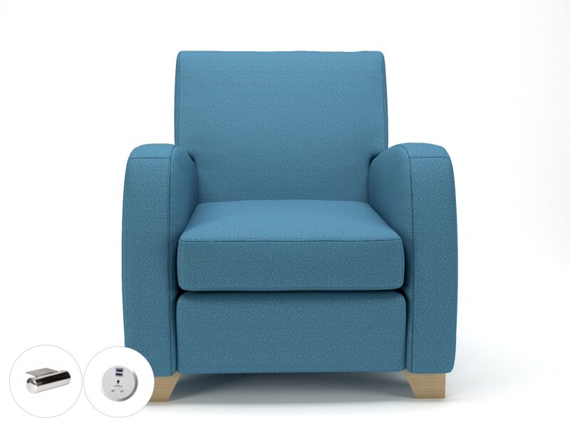 Wynne 81cm Wide Armchair in Warwick Dolly Fabric - Image 29
