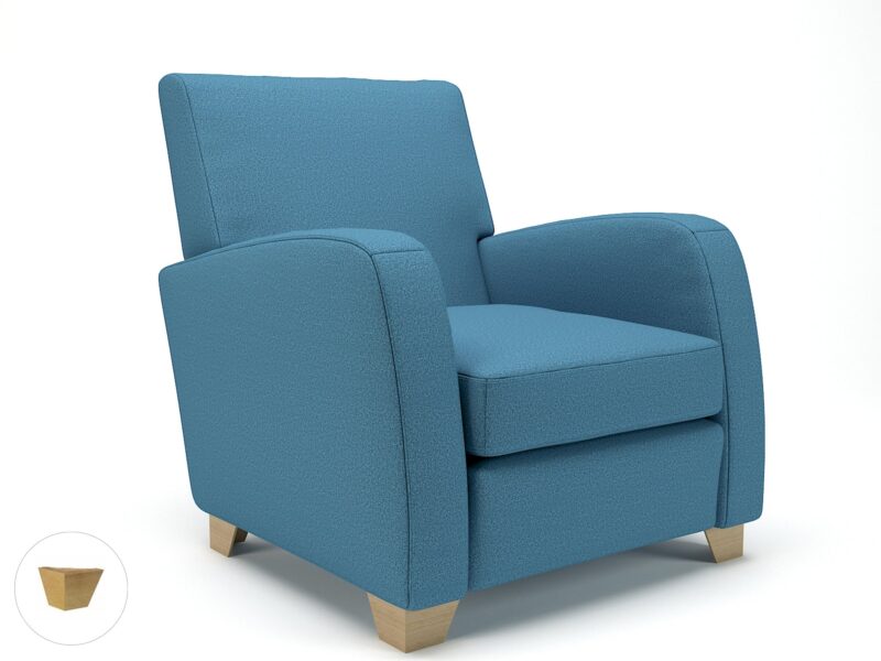 Wynne 81cm Wide Armchair in Warwick Dolly Fabric - Image 90