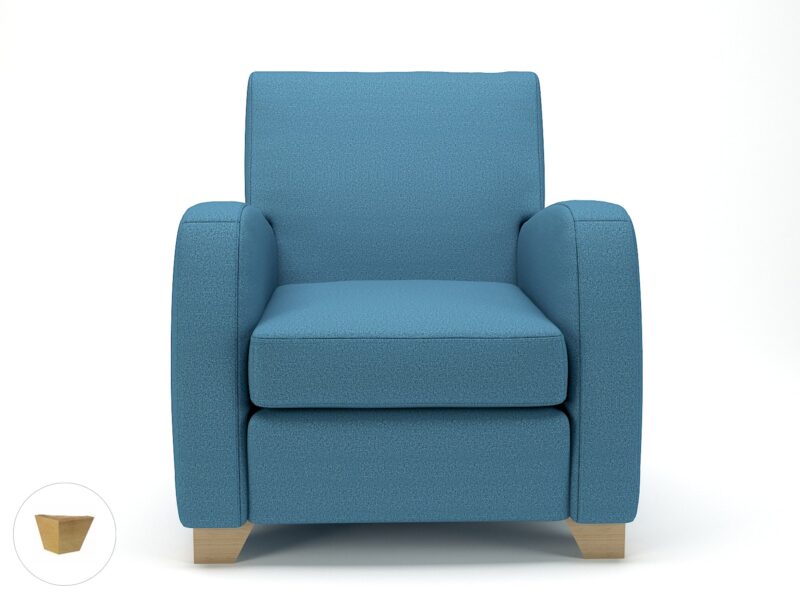 Wynne 81cm Wide Armchair in Warwick Dolly Fabric - Image 39