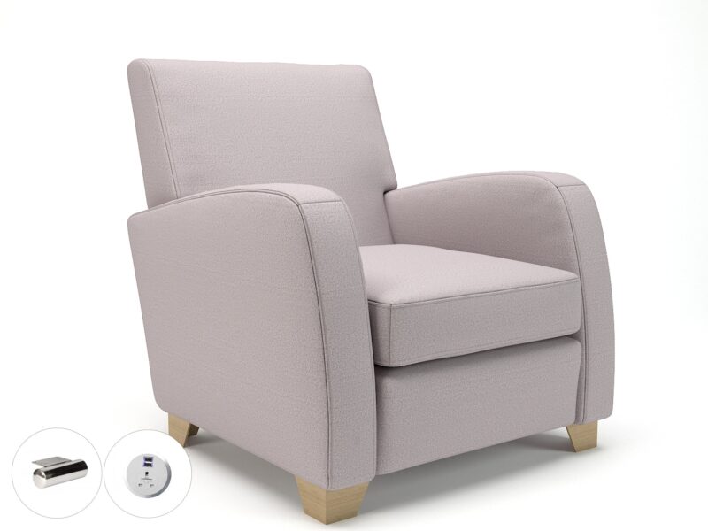 Wynne 81cm Wide Armchair in Warwick Dolly Fabric - Image 92