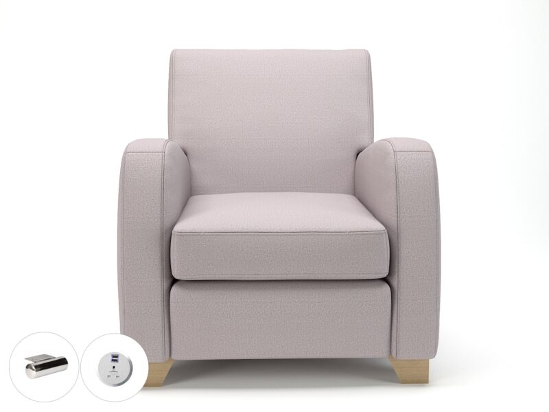 Wynne 81cm Wide Armchair in Warwick Dolly Fabric - Image 43