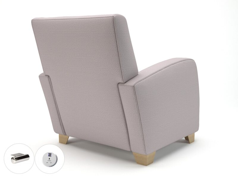 Wynne 81cm Wide Armchair in Warwick Dolly Fabric - Image 44