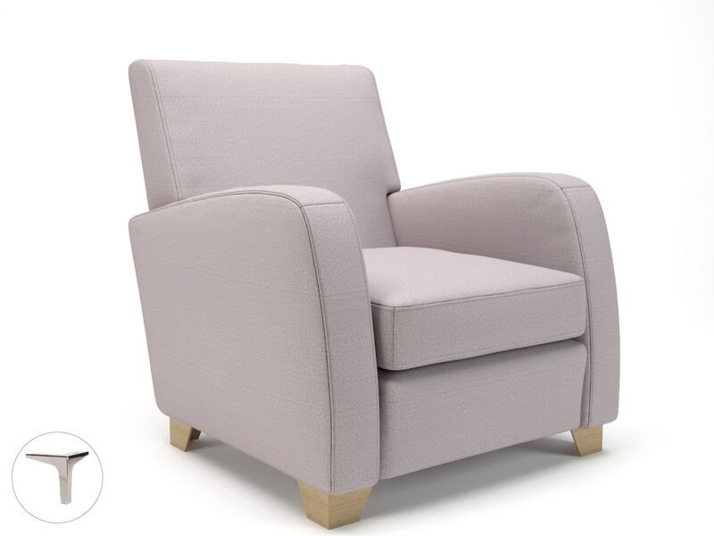 Wynne 81cm Wide Armchair in Warwick Dolly Fabric - Image 93