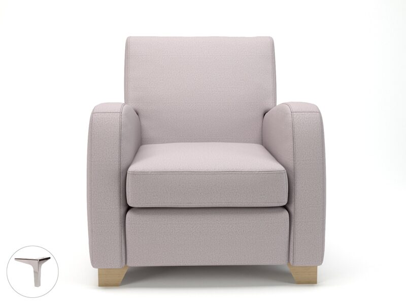 Wynne 81cm Wide Armchair in Warwick Dolly Fabric - Image 45