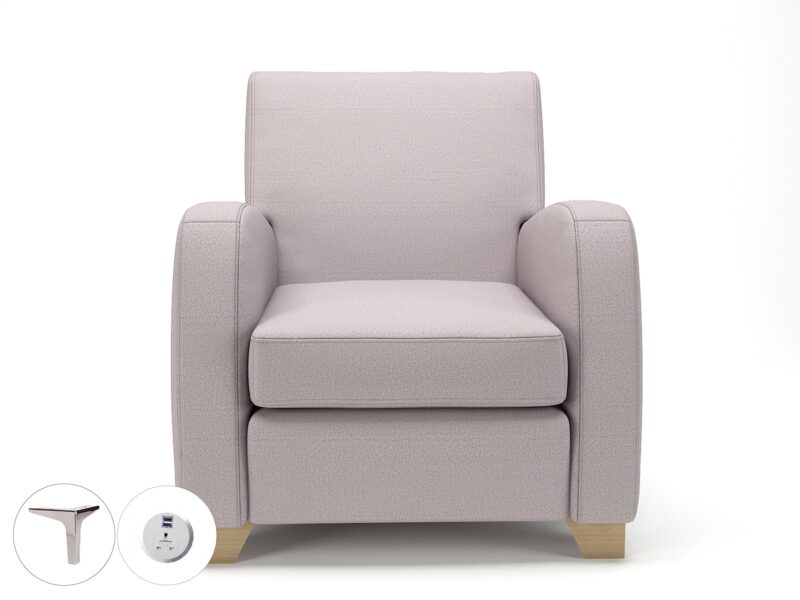 Wynne 81cm Wide Armchair in Warwick Dolly Fabric - Image 47