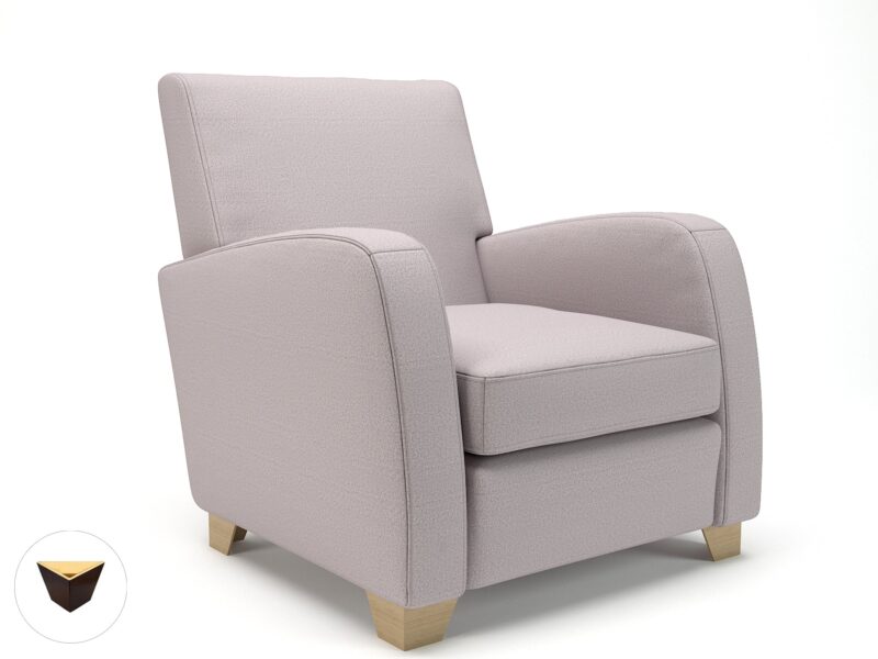 Wynne 81cm Wide Armchair in Warwick Dolly Fabric - Image 95
