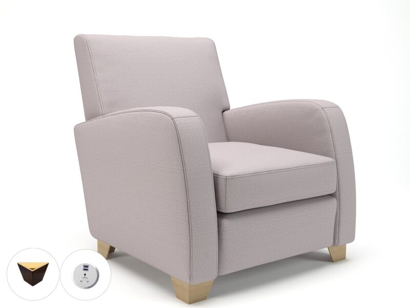 Wynne 81cm Wide Armchair in Warwick Dolly Fabric - Image 96