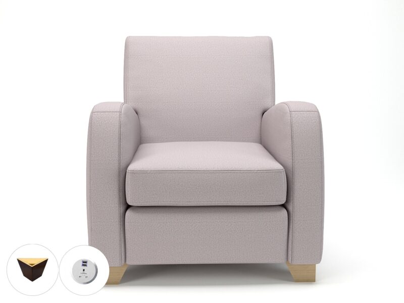 Wynne 81cm Wide Armchair in Warwick Dolly Fabric - Image 51