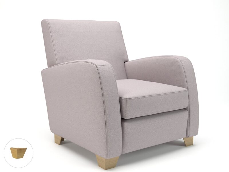 Wynne 81cm Wide Armchair in Warwick Dolly Fabric - Image 97