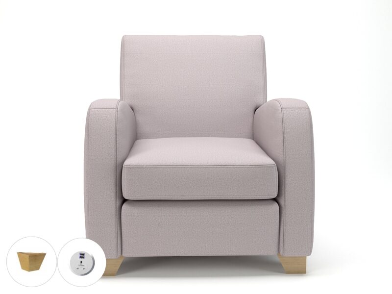 Wynne 81cm Wide Armchair in Warwick Dolly Fabric - Image 55